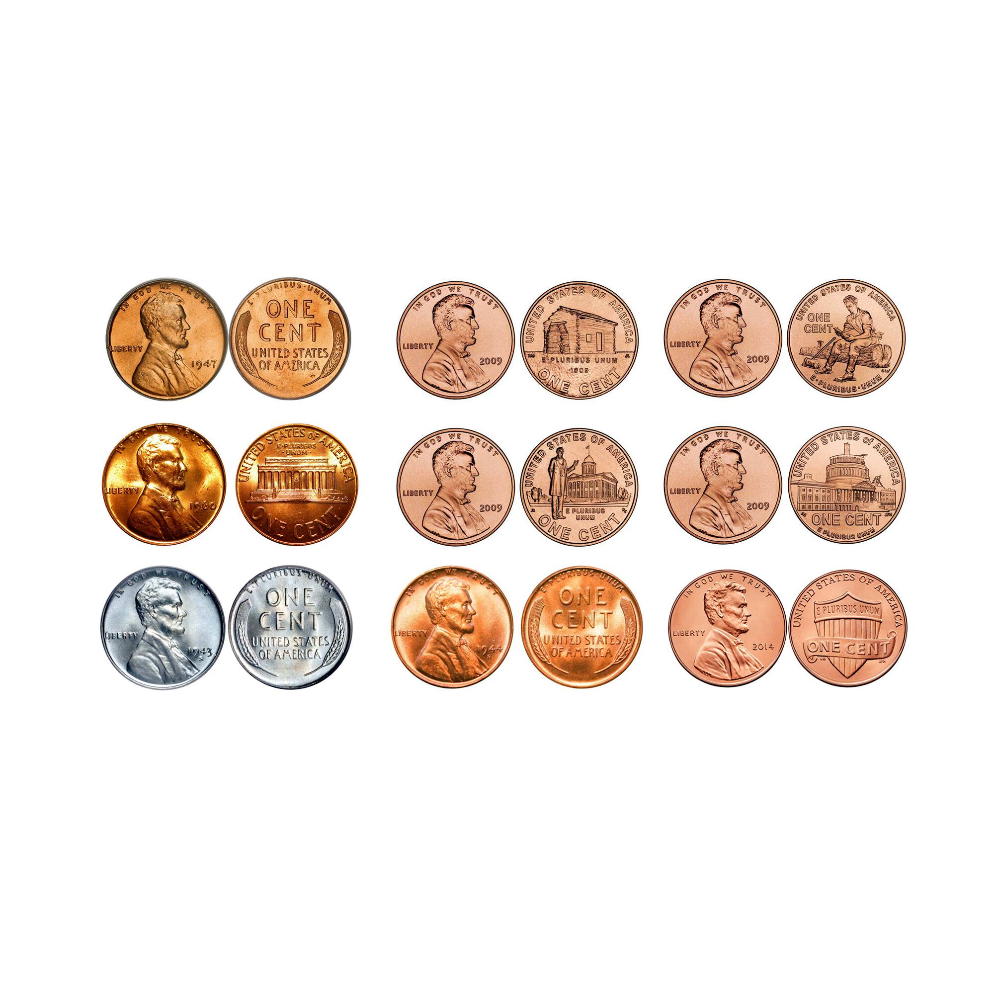 Lincoln Penny Bankers Bag Beginner Coin Set